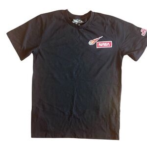 Eighty Eight Black T-Shirt with NASA logo